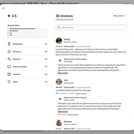 Apartment Les Halles - Grands Boulevards Stylish 2br - 6p *
