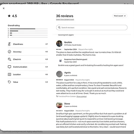 Les Halles - Grands Boulevards Stylish 2br - 6p Apartment Paris