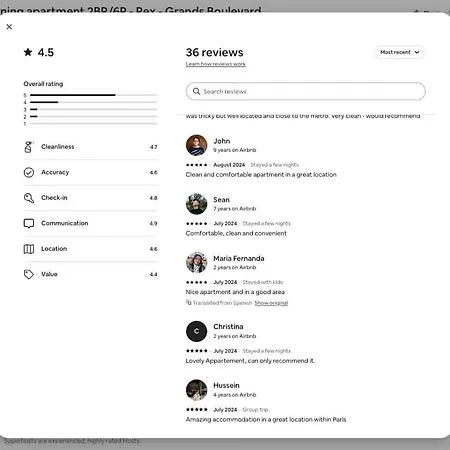 Les Halles - Grands Boulevards Stylish 2br - 6p Paris