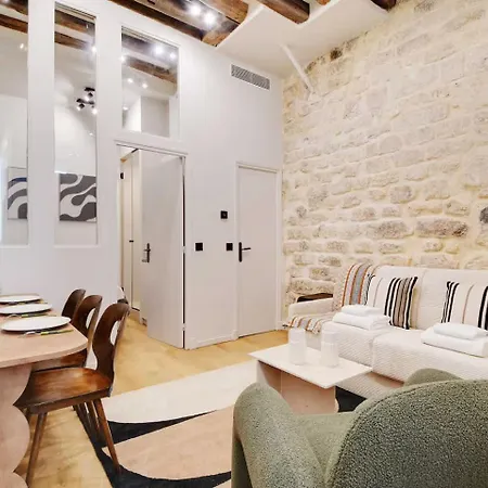 Les Halles - Grands Boulevards Stylish 2br - 6p * 파리